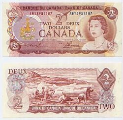 1974 -  2 DOLLARS 1974, LAWSON/BOUEY