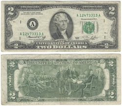 1976 -  2 DOLLARS 1976 DES ÉTATS-UNIS (F)