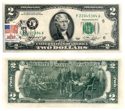 1976 -  2 DOLLARS 1976 DES ÉTATS-UNIS, LOT DE 50 BILLETS (UNC)