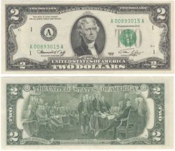1976 -  2 DOLLARS DES ÉTATS-UNIS
