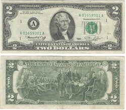 1976 -  2 DOLLARS DES ÉTATS-UNIS