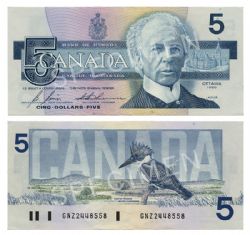 1986 -  5 DOLLARS 1986, BONIN/THIESSEN (AU)