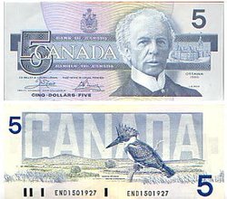 1986 -  5 DOLLARS 1986, CROW/BOUEY (AU)