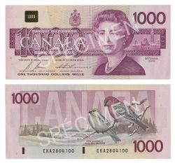 1988 -  1000 DOLLARS 1988, BONIN/THIESSEN (EF)