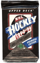 1990-91 HOCKEY -  UPPER DECK NHL - WAX PACK (P12/B36)