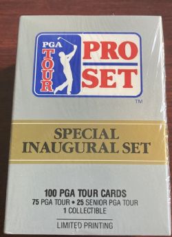 1990 PGA GOLF -  PRO SET - ENSEMBLE INAUGURAL SPÉCIAL