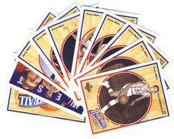 1991-92 BASKETBALL -  SERIE UPPER DECK JERRY WEST HEROES (10 CARTES)