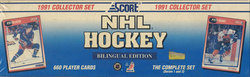 1991-92 HOCKEY -  SÉRIE COMPLÈTE SCORE CANADIEN BILINGUE 1&2 (660 CARTES)
