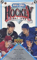 1991-92 HOCKEY -  UPPER DECK HIGH SERIES BOITE DE 36 PAQUETS