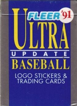 1991 BASEBALL -  FLEER - ULTRA UPDATE FACTORY SET (120 CARDS & 20 STICKERS)