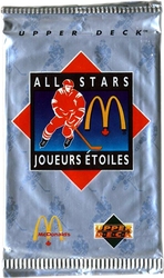 1992-93 HOCKEY -  MCDONALD'S PAQUET DE 4 CARTES