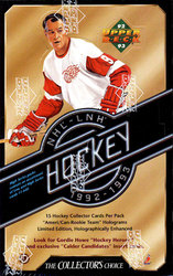 1992-93 HOCKEY -  UPPER DECK SERIES 1 ET 2 (BOITE DE 36 PAQUETS)