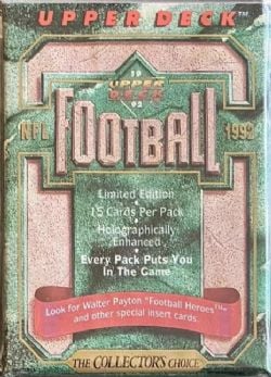 1992 FOOTBALL -  UPPER DECK SERIES 1- HOBBY PACK