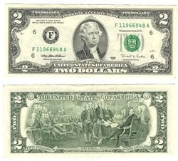 1995 -  2 DOLLARS 1995 DES ÉTATS-UNIS (AU)