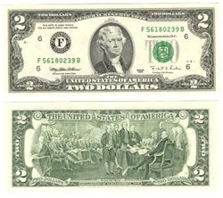 1995 -  2 DOLLARS 1995 DES ÉTATS-UNIS (UNC)