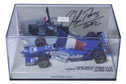 1996 F1 -  LIGIER MUGEN HONDA JS 43 - OLIVIER PANIS (1:43) AUTOGRAPHIÉE -  WINNER GP MONACO
