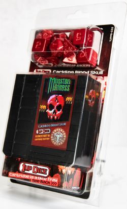 1UP-DICE -  CACKLING BLOOD SKULL