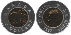 2 DOLLARS -  2 DOLLARS 1997 - OURS BRILLANT (SP) -  PIÈCES DU CANADA 1997