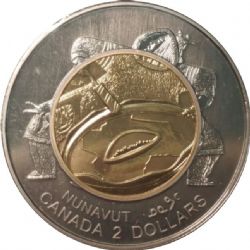2 DOLLARS -  2 DOLLARS 1999 - NUNAVUT (SP) -  1999 CANADIAN COINS
