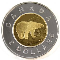 2 DOLLARS -  2 DOLLARS 2000 - OURS POLAIRE (PR) -  PIÈCES DU CANADA 2000