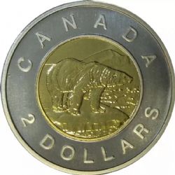 2 DOLLARS -  2 DOLLARS 2003 ANCIENNE EFFIGIE -  PIÈCES DU CANADA 2003