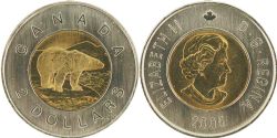 2 DOLLARS -  2 DOLLARS 2005 - BRILLANT INCIRCULÉ (BU) -  PIÈCES DU CANADA 2005