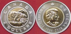 2 DOLLARS -  2 DOLLARS 2006 DOUBLE DATE (SP) -  2006 CANADIAN COINS