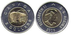 2 DOLLARS -  2 DOLLARS 2006 RÉGULIER (PL) -  PIÈCES DU CANADA 2006