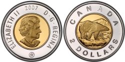 2 DOLLARS -  2 DOLLARS 2007(PR) -  2007 CANADIAN COINS