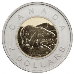 2 DOLLARS -  2 DOLLARS 2010 - 16 DENTELURES (SP) -  2010 CANADIAN COINS