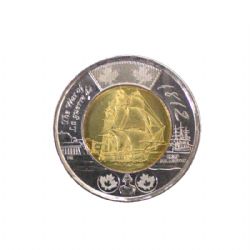 2 DOLLARS -  2 DOLLARS 2012 - HMS SHANNON : VARIÉTÉ VOILE SUPPLÉMENTAIRE (BU) -  PIÈCES DU CANADA 2012