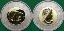 2 DOLLARS -  2 DOLLARS 2014 - ANCIENNE GÉNÉRATION -  PIÈCES DU CANADA 2014