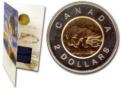 2 DOLLARS -  PIÈCE DE 2 DOLLARS INCIRCULE 1996 -  PIÈCES DU CANADA 1996