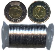 2 DOLLARS -  ROULEAU ORIGINAL DE 2 DOLLARS 2014 -  PIÈCES DU CANADA 2014