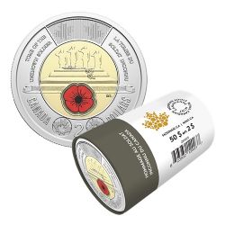 2 DOLLARS -  ROULEAU ORIGINAL DE 2 DOLLARS 2025 