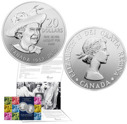 20$ POUR 20$ -  LE JUBILÉ DE DIAMANT DE LA REINE ELIZABETH II -  PIÈCES DU CANADA 2012 04