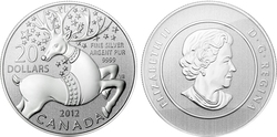 20$ POUR 20$ -  LE RENNE MAGIQUE -  PIÈCES DU CANADA 2012 06
