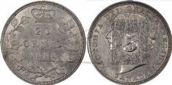 20 CENTS -  20 CENTS 1858 5-REGRAVÉ (AU55) -  1858 CANADIAN COINS