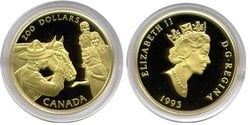 200 DOLLARS -  LA GENDARMERIE ROYALE DU CANADA -  PIÈCES DU CANADA 1993