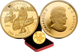 200 DOLLARS -  SAMUEL DE CHAMPLAIN - LES GRANDS EXPLORATEURS DU CANADA -  PIÈCES DU CANADA 2014 03