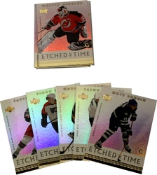 2002-03 HOCKEY -  SÉRIE UPPER DECK CLASSIC PORTRAITS ETCHED IN TIME (15 CARDS)