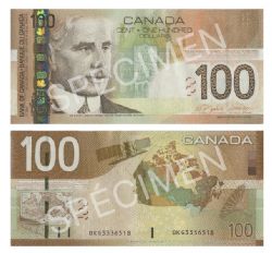 2004 -  100 DOLLARS 2004, JENKINS/DODGE, PRÉFIXE BKG