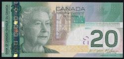 2004 -  20 DOLLARS 2004, JENKINS/CARNEY - BILLET RADAR : NUMÉROS À 3 OU 4 CHIFFRES (EF)