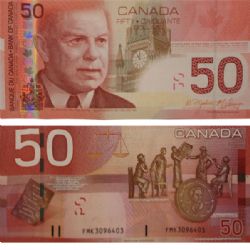 2004 -  50 DOLLARS 2004, JENKINS/CARNEY (UNC)