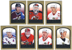 2005-06 HOCKEY -  UPPER DECK DESTINED FOR THE HALL (7 CARTES)