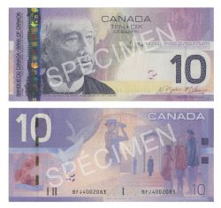 2005 -  10 DOLLARS 2005, JENKINS/CARNEY (UNC)
