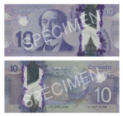 2013 -  10 DOLLARS 2013 EN POLYMÈRE, MACKLEM/POLOZ