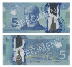 2013 -  5 DOLLARS 2013 EN POLYMÈRE, MACKLEM/POLOZ (CUNC)