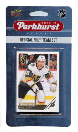 2018-19 HOCKEY -  ENSEMBLE PARKHURST DES GOLDEN KNIGHTS DE VEGAS (10 CARTES)