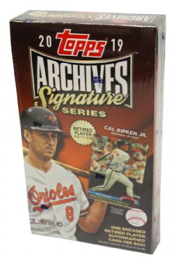 2019 BASEBALL -  TOPPS ARCHIVES SIGNATURE SERIES RETIRED PLAYER EDITION (P1/B1)